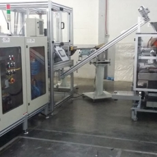 Máquina automática para montagem de filtros de água